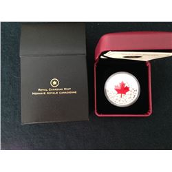2013 - $20 Fine Silver Coin - Maple Leaf Impression