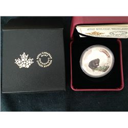 2016 - $20 Fine Silver Coin - Baby Animals: Porcupine