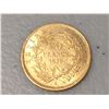 Image 1 : 1859 - 20 French Francs Napolean III Gold Coin