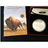 Image 1 : 2013 - $100 Fine Silver Coin - Bison Stampede