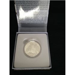 2014 - $100 Fine Silver Coin  - The Rocky Mountain Bighorn Sheep