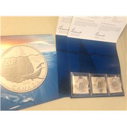 3X 2013 - $20 Fine Silver Coin  - Iceberg