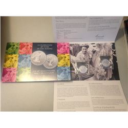 2 X 2012 - $20 Fine Silver Coin - Queen's Diamond Jubilee