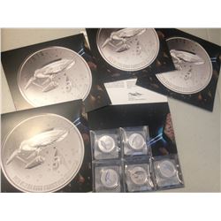5 X 2016 - $20 Fine Silver Coin - Star Trek Enterprise