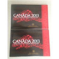 2 X 2013 - Uncirculated Set