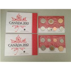 2 X 2012 - Uncirculated Set