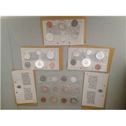 5 X 1964 - Uncirculated Proof-Like Set