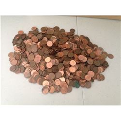 Unsearched Circulated 1 cent Coins