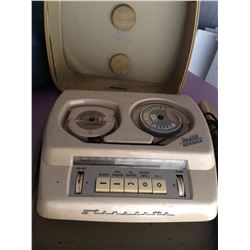 Antique Tape Answering Machine in Suitcase