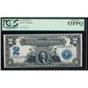 Image 1 : 1899 $2 Mini Porthole Silver Certificate PCGS 53PPQ