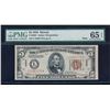 Image 1 : 1934 $5 Hawaii Federal Reserve Note PMG 65EPQ