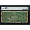 Image 2 : 1861 $5 New York Demand Note PMG 10