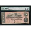 Image 1 : 1864 $5 Confederate States of America Note PMG 55EPQ