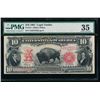 Image 1 : 1901 $10 Bison Legal Tender Note PMG 35