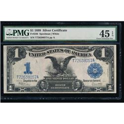 1899 $1 Black Eagle Silver Certificate PMG 45EPQ