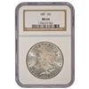 Image 1 : 1881 $1 Morgan Silver Dollar Coin NGC MS64