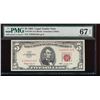 Image 1 : 1963 $5 Legal Tender Note PMG 67EPQ