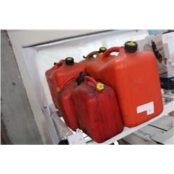 FIVE JERRY CANS