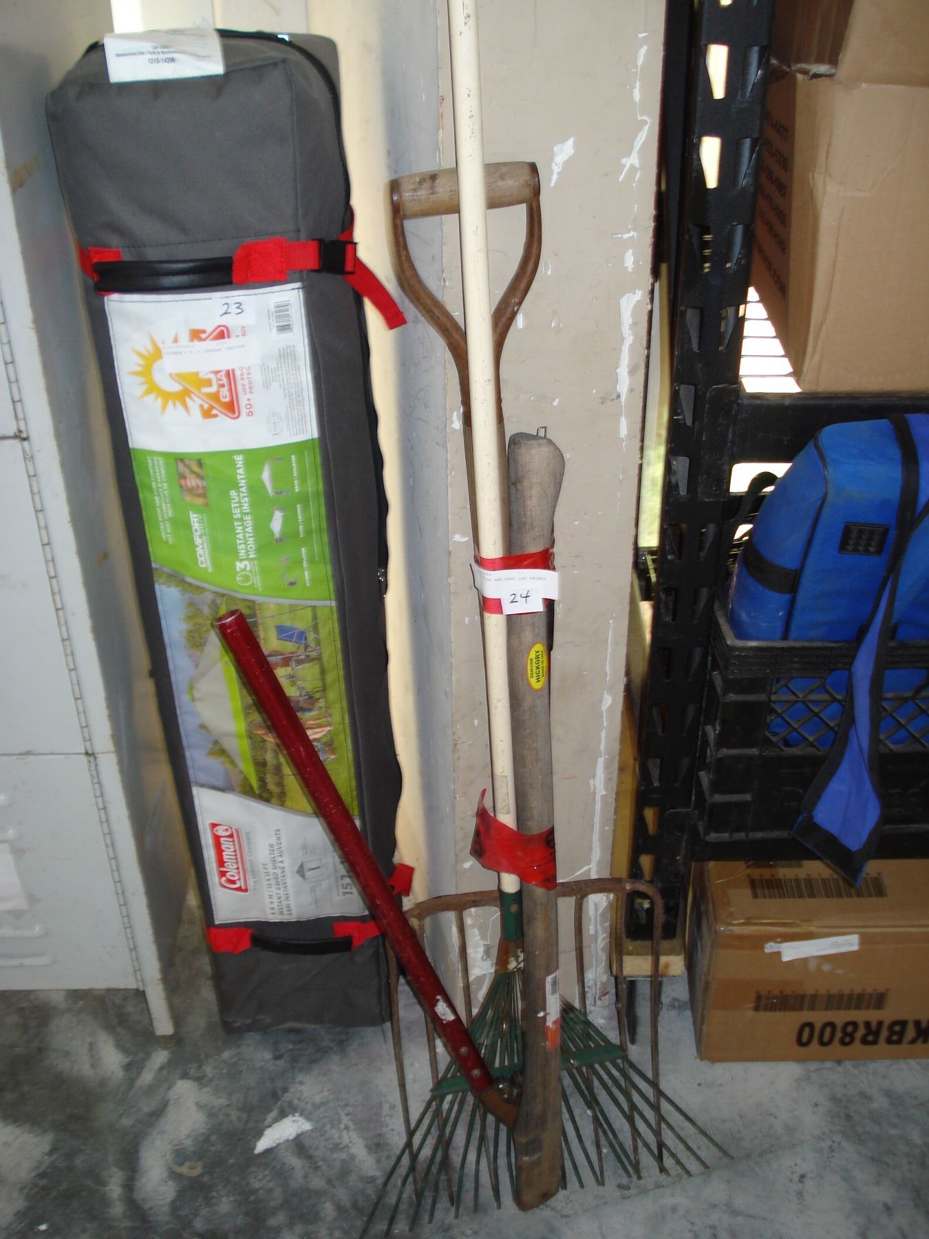 PITCH FORK AND RAKE AND PRUNER