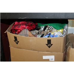 TWO BOXES OF LADIES SCARFS