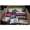 Image 1 : LARGE BOX OF BOOKS AND ESTATE GOODS