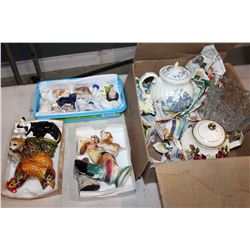TEAPOTS AND SMALL FIGURES