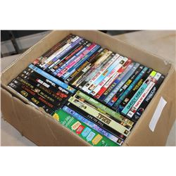 BOX OF DVDS