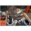 Image 3 : TWO BOXES OF NEW PET FRAMES COWBOY BOOTS AD SKATES