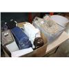 Image 2 : TWO BOXES OF VARIOUS BEDDING AND TOWELS