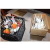 Image 1 : 2 CRATES OF CAULK AND SHOP FLUIDS