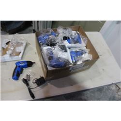 LOT OF ELECTRIC DRILL AND SCREWDRIVERS