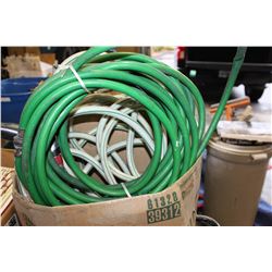 BOX OF GARDEN HOSE