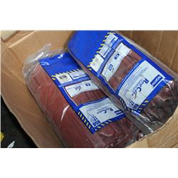 24 PAIRS OF NEW RED PVC GLOVES