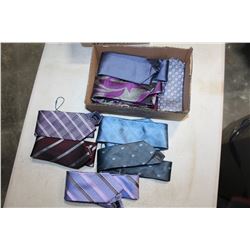 TRAY OF NEW TIES