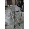 Image 2 : 2 ROLLING CHROME 2 TIER ADJUSTABLE RACK