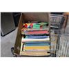 Image 1 : BOX OF VINTAGE BOOKS AD POKER CHIPS