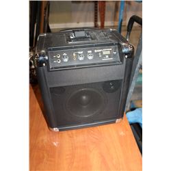 ION BLOCK ROCKER PORTABVLE SOUND SYSTEM WITH AM FM RADIO