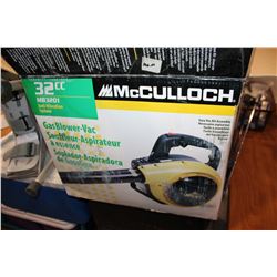 McCULLOUCH GAS BLOWER VAC
