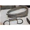 Image 3 : IRON COBBLES AND HORSESHOE BOOT SCRAPER AND HORSE COLLAR