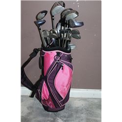 LOT OF RH GOLF CLUBS IN BAG