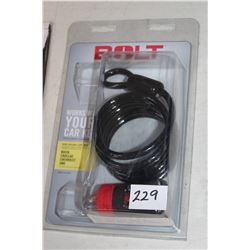 BOLT CABLE LOCK WORKS WITH MOST LATE MODEL BUICK CADILLAC AND CHEVY AND GMC KEYS