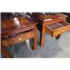 Image 2 : PAIR OF ONE DRAWER CRAFTLINE ENDTABLES