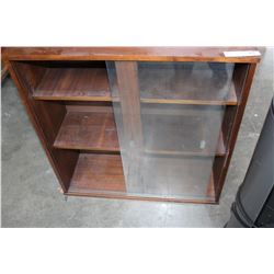 GLASS DOOR BOOKCASE