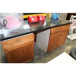 GRANITE TOP OFFICE DESK