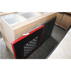 TWO FOLDING CARD TABLES