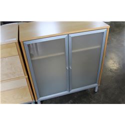 MAPLE GLASS DOOR CABINET