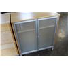 Image 1 : MAPLE GLASS DOOR CABINET