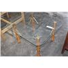 Image 2 : GLASS TOP COFFEE TABLE