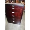Image 2 : SIX DRAWER MODERN HIGHBOY DRESSER