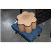 Image 3 : TWO VINTAGE FOOTSTOOLS